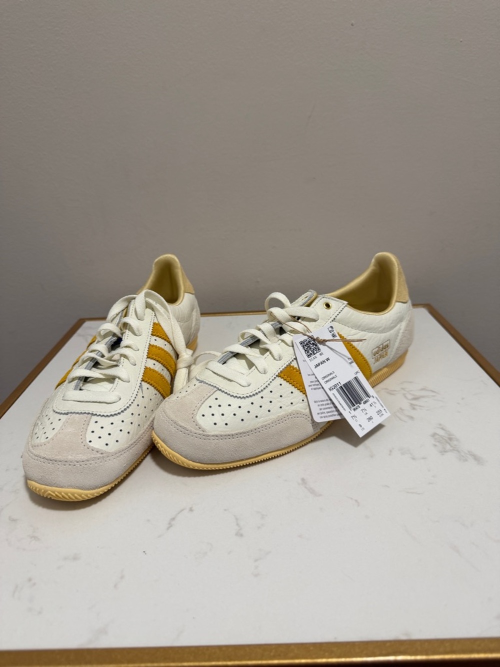 adidas Japan originals yellow stripe/sole. NWT no box. - Picture 2 of 6